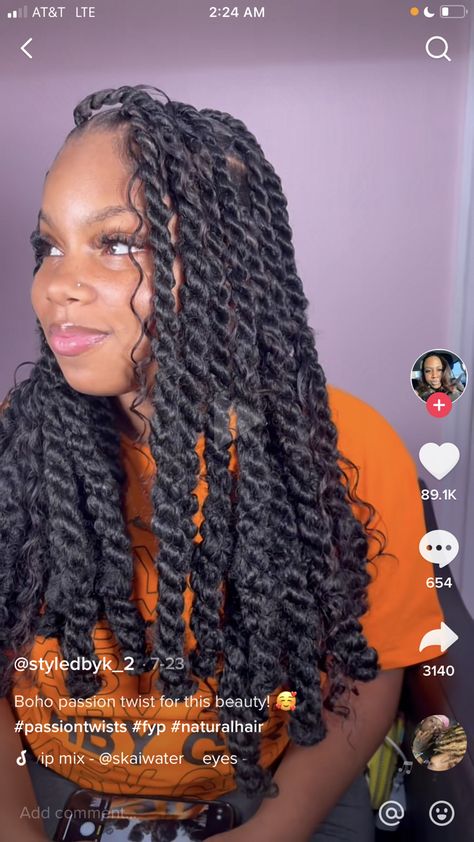 Bobo Passion Twist, Boho Bob Twist, Boho Twist Bob, Passion Twists Shoulder Length, Boho Passion Twists, Cute Box Braids, Passion Twists, Boho Twists, Cute Box Braids Hairstyles