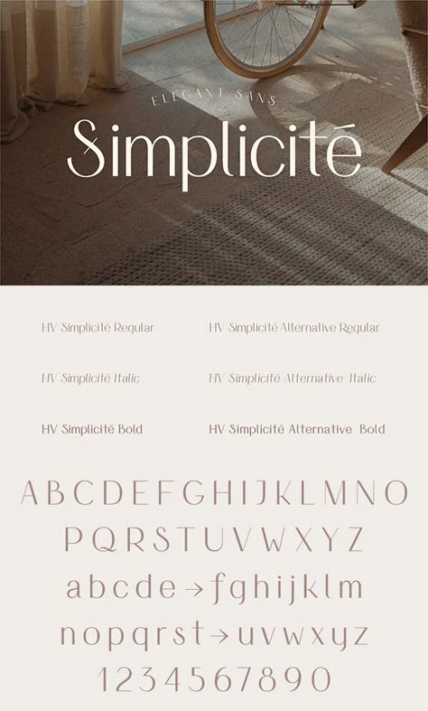 Simplicite - Elegant Sans Serif Font Wellness Fonts, Free Serif Fonts, Elegant Fonts Free, Font Sans Serif, Font Love, Alfabet Font, Minimal Font, Content Creating, Feminine Fonts