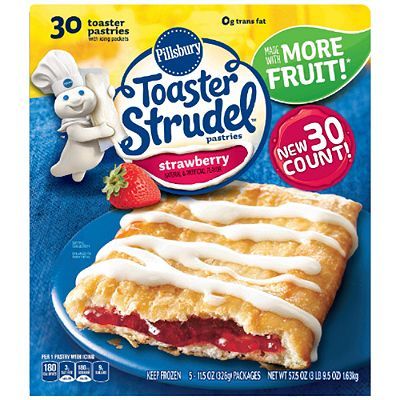 Strawberry Toaster Strudel, Toaster Pastries, Toaster Strudel, Toaster Pastry, Frozen Bread Dough, Frozen Breakfast, Pastry Crust, Grocery Foods, Breakfast Pastries