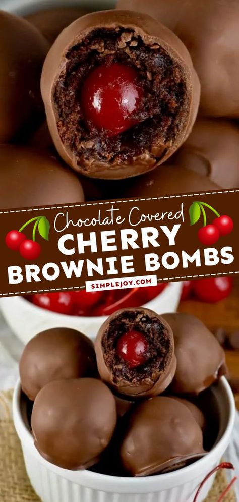 Fancy Christmas Baking, Chocolate Covered Cherry Cookies, Easy Christmas Sweets Recipes, My Pins Saved Boards Recipes Desserts, Chocolate Covered Christmas Treats, Edibles Recipe Easy, Christmas Sweets Easy, Easy Holiday Desserts Christmas, Brownie Vegan