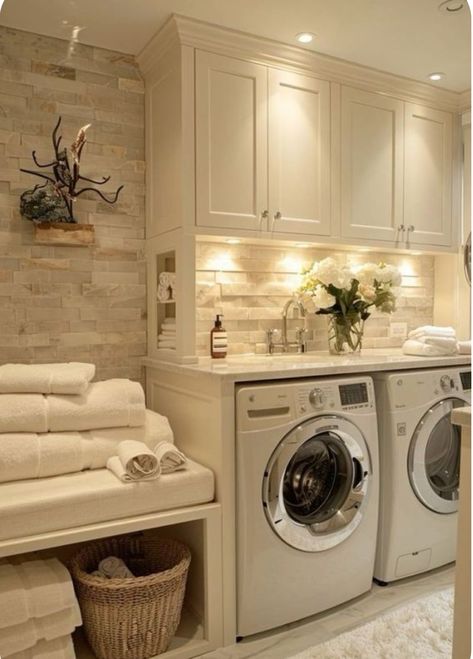 Washer And Dryer, Laundry Room, Washer, White