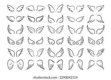 angel wings in heaven hawk feather wing pattern Drawing Wings Angel, Angel's Wing Tattoo, Angle Wing Reference, Angel Wings Simple Tattoo, Angel Wing Doodle, Simple Wing Design, Simple Angel Wings Drawing, Simple Wing Tattoo Designs, Small Angel Wings Tattoos