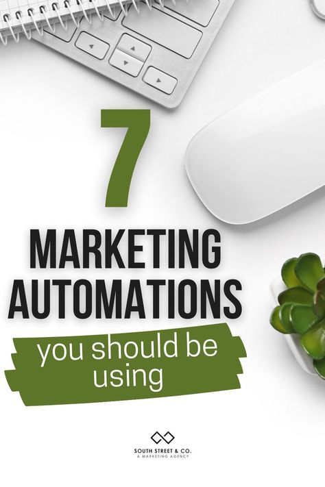 It can seem overwhelming to think about the many ways that you can automate your business. In this post, we outline the seven best marketing automations that you should be using for your small business marketing. Business Automation Tools, Automated Business Ideas, Robotic Process Automation, Software Business, Poster Business, Youtube Automation, Office Automation, Process Automation, Automation Technology