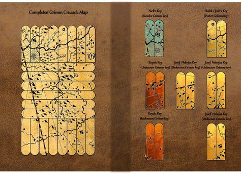 All of the Grimm keys combined to make the complete map. Nbc Grimm, Tattoo Tv Shows, Grimm Series, Grimm Tv Series, Grimm Tv Show, The Grimm, Grimm Tv, Grimm Tales, Fantasy Tv Shows