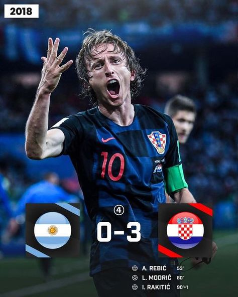 Worldcup Football, King Pic, Match Score, World Cup Russia 2018, Luka Modric, Football Images, Football Is Life, Soccer Match, World Cup 2018