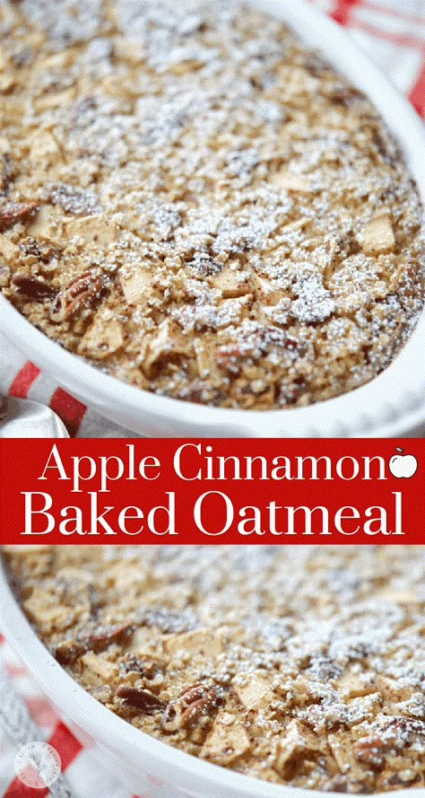 Baked Apple With Oats, Baked Apple Oats, Mcintosh Apple Recipes, Apple Baked Oatmeal, Apple Cinnamon Baked Oatmeal, Cinnamon Baked Oatmeal, Baked Apple Oatmeal, Crisp Recipes, Sunday Food