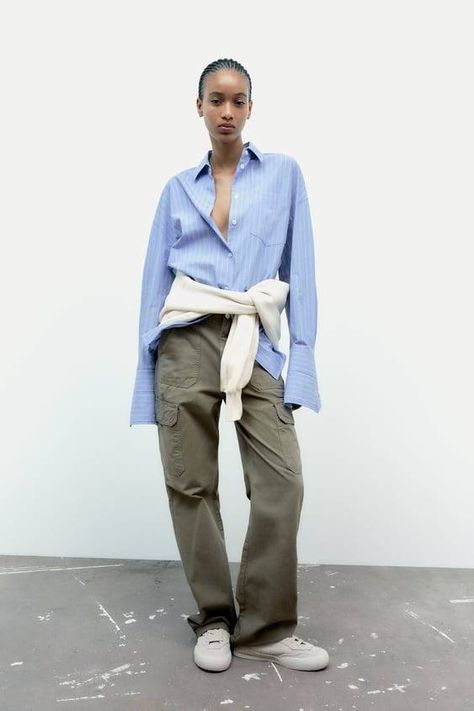 Zara Cargo Pants, New Street Style, Cargo Pants Outfit, Fashion Trends Winter, Street Style Trends, Women Cargos, Big Fashion, Zara Pants, High Fashion Street Style