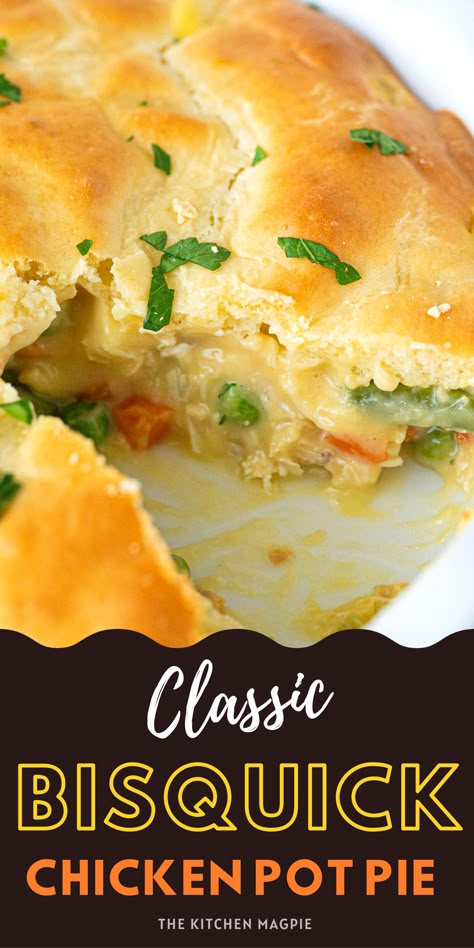 Chicken Pot Pie Recipe With Bisquick Easy, Chicken Pot Pie Recipe Without Cream Of Chicken Soup, Chicken Pot Pie Recipe Using Bisquick, Easy Bisquick Chicken Pot Pie, Chicken Pot Pie Made With Bisquick, Chicken Pie Bisquick, Bisquick Impossible Chicken Pie Recipes, Gluten Free Bisquick Chicken Pot Pie, Easy Bisquick Dinner Recipes