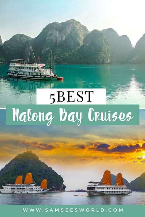 5 Halong Bay cruises Ha Long Bay Cruise, Vietnam Halong Bay, Vietnam Cruise, Halong Bay Cruise, Vietnam Guide, Halong Bay Vietnam, Vietnam Itinerary, Northern Vietnam, Vietnam Travel Guide