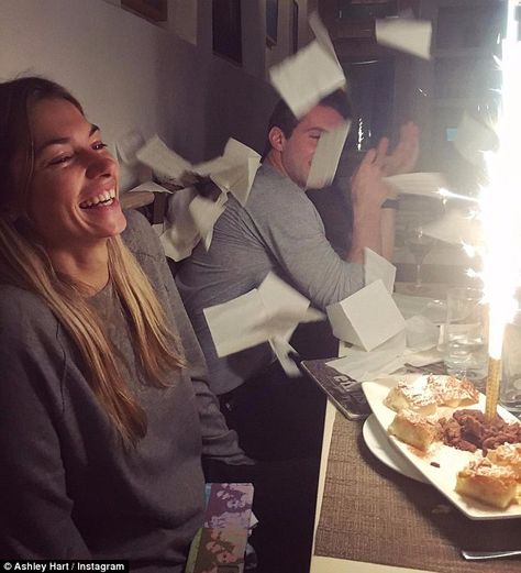 'May the celebrations begin!' Ashley Hart shared this photo of sister Jessica on Friday during her 'birthday' week during which she will turn the big 3-0 Ashley Hart, Jessica Hart, Birthday Week, Younger Sister, Bahamas, B Day, Beautiful Pictures, Turn Ons, Celebrities