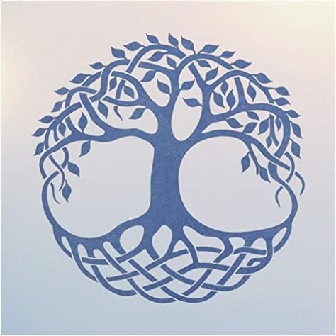 Tree Of Life Stencil, Yggdrasil Tattoo, Ireland Tattoo, Irish Tattoos, Tree Of Life Tattoo, Celtic Tree Of Life, Celtic Tattoos, Viking Symbols, Celtic Tree