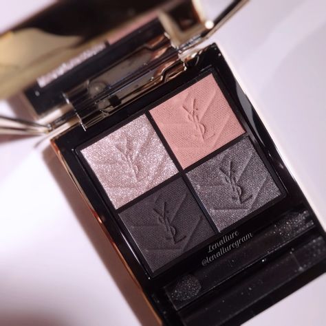 Yves Saint Laurent Couture Mini Clutch Eyeshadow Palettes | Over Noir & Over Brun | Lenallure Ysl Eyeshadow Palette, Ysl Touche Eclat, Touche Eclat, New Eyeshadow Palettes, Yves Saint Laurent Couture, Neutral Eyeshadow, Brown Shades, Lip Oil, Bobbi Brown