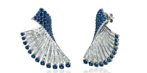 Le Vian Grisogono Jewelry, Temple Of Jupiter, Royal Blue Earrings, Sapphire Jewellery, Symbol Of Hope, Diamond Tops, Titanic Jewelry, Gemstone Hoop Earrings, Le Vian