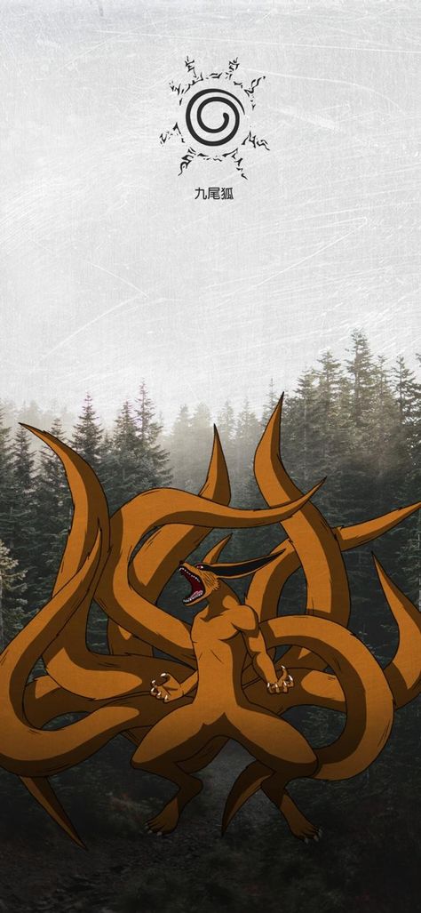 Kurama Naruto, Free Ringtones, Popular Wallpaper, Anime Tattoos, Naruto Characters, Phone Backgrounds, Phone Wallpapers, Moose Art, Phone Wallpaper