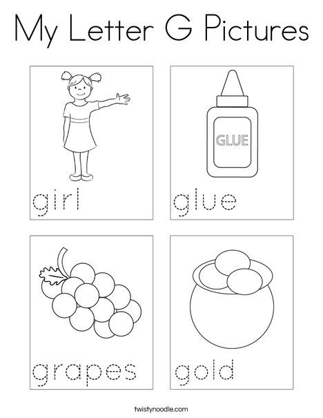 Letter G Coloring Page, Letter G Pictures, Worksheet For Nursery Class, Kid Activites, Abc Activity, Teacher Table, Alphabet Activity, The Letter G, Abc Worksheets