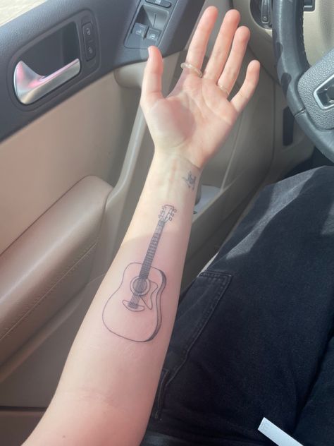 Guitar Tattoos, Guitar Tattoo Design, Guitar Tattoo, Simplistic Tattoos, Matching Tattoos, Tattoo Art, Tattoos And Piercings, Infinity Tattoo, Tattoo Design