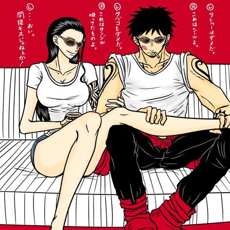 Trafalgar Law x Nico Robin LawRo Lawbin One Piece Trafalgar Law X Nico Robin, Law X Robin, Zoro And Robin, Couple Cosplay, Naruko Uzumaki, One Piece Ship, Trafalgar Law, One Piece Drawing, One Piece Comic