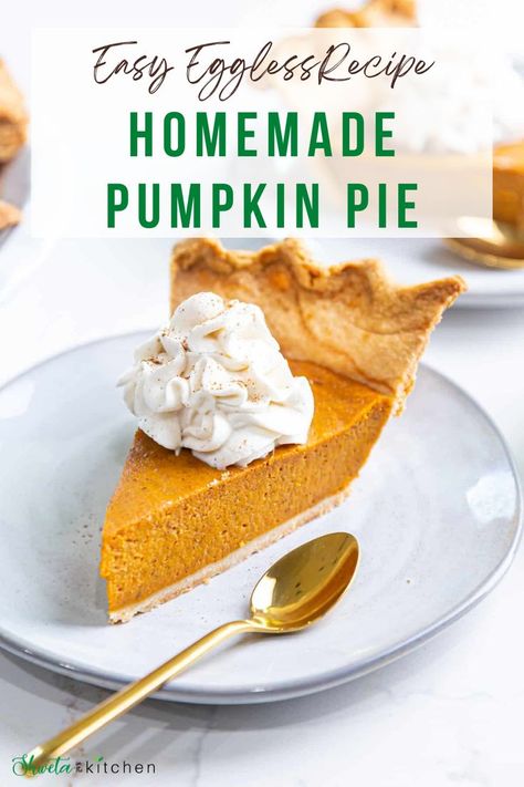 Pumpkin Pie Recipe No Evaporated Milk, Pumpkin Pie Recipe With Condensed Milk, Eggless Pumpkin Pie Recipe, Eggless Pumpkin Pie, Homemade Pumpkin Pie Recipe, Pie With Graham Cracker Crust, Pumpkin Pie From Scratch, Classic Pumpkin Pie Recipe, Graham Cracker Crust Recipe