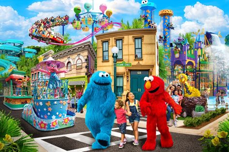 Sesame Street Place, San Diego Kids, Sesame Place, Best Family Vacation Destinations, Busch Gardens Tampa Bay, Kids Castle, Seaworld San Diego, Family Vacation Spots, Best Family Vacations