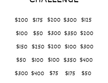 $5,000 Savings Challenge 2 Savings Challenges, Saving Challenge, Money Saving Challenge, Types Of Buttons, Savings Challenge, Transcription, Financial Goals, Money Saving, Saving Money