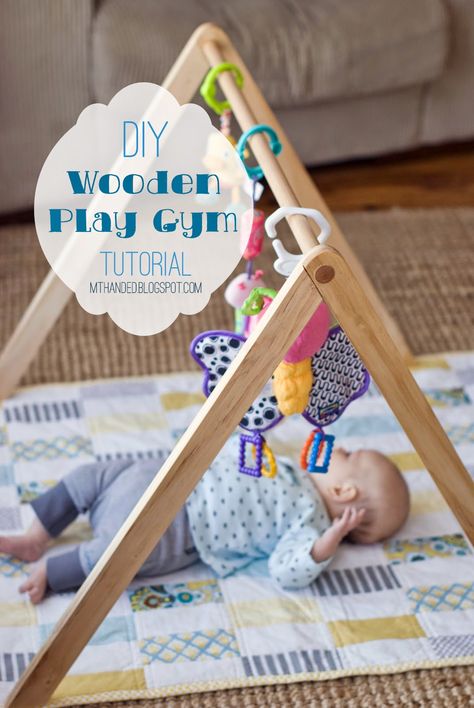 wooden baby gym tutorial Diy Nursery Furniture, Diy Baby Gym, Perlengkapan Bayi Diy, Table Organization, Wooden Play Gym, Nursery Diy, Wooden Baby Gym, Diy Nursery Decor, Baby Play Gym