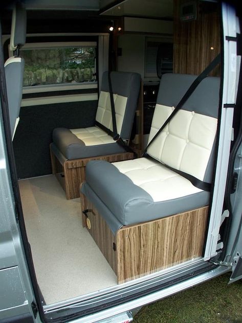 WildAx Motorhomes lets you have your camper and van, too Speaker Stands Diy, Vehicle Camping, Vw Camper Conversions, Camper Bathroom, Rv Furniture, Camper Beds, Van Bed, Campervan Conversion, Bus Living