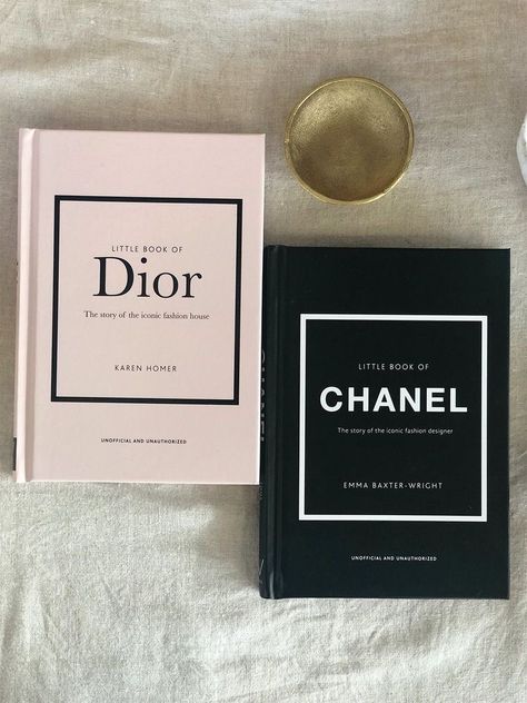 Chanel Book Decor, Little Book Of Dior, Chanel Book, Chanel Aesthetic, Glamour Decor, Dior Book, Pinterest Room Decor, Gianfranco Ferre, Maria Grazia Chiuri