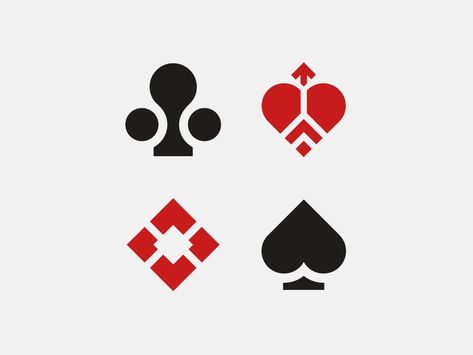 Card Suits Tattoo Design, Playing Card Suits Design, Playing Card Logo Design, Card Suits Design, Playing Card Design Ideas, Playing Card Back Design, Play Cards Design, Poker Cards Design, Poker Card Design