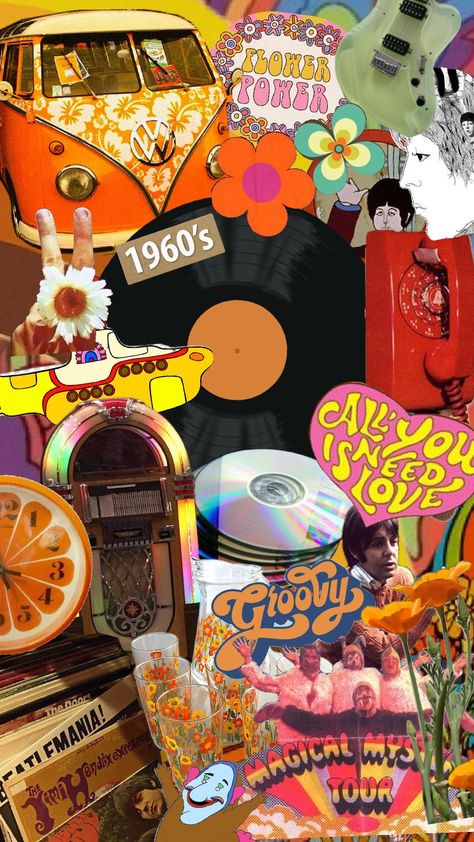 #groovy #60s #70s #vintage #thebeatles #allyouneedislove Groovy Aesthetic 70s, 60s Collage, Vintage 60s Aesthetic, 1970's Aesthetic, 70's Aesthetic, Groovy Aesthetic, 1970s Aesthetic, 70s Theme, 60s Aesthetic