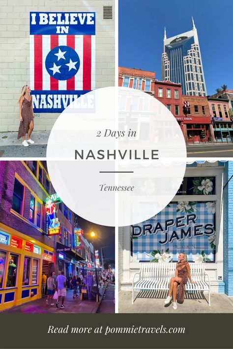 2 days in Nashville itinerary Nashville Itinerary, I Believe In Nashville, Nashville Vacation, Popular Travel Destinations, Weekend Itinerary, Nashville Trip, Tennessee Vacation, Great Smoky Mountains National Park, Mountain Town