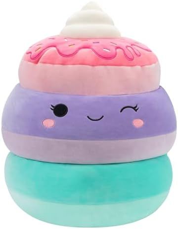 Squishmallows Original 14-Inch Peony Unicorn Pancakes with Whipped Cream - Official Jazwares Large Plush Squishmallows Pancake, Cute Pink Squishmallow, Squishmallows 16 Inch, Squishmallows Flamingo, Narwhal Squishmallow, Kids Gift Guide, Gift List, Cute Stuffed Animals, Toys Shop