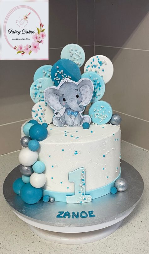 Elephant Theme Cake, Elephant Cake, Elephant Cake Ideas, Elephant Baby Shower Cake Boy, Elephant First Birthday Cake, Baby Shower Cake Elephant, Cake With Elephant, Cake Designs Elephant, Baby Elephant Cakes For Baby Showers