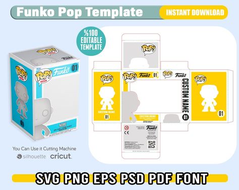 ✅CLICK THE LINK!⬆️ . #funkopop #funkopopdisplay . #Funko_Pop_Box_Template #Funko_Display #Funko_Box #Funko_Pop_Box Funko Pop Box Template, Funko Box, Funko Pop Box, Best Funko Pop, Funko Pop Display, Box Vector, Custom Funko Pop, Pop Box, Illustrator Template