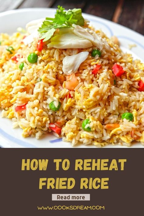 Leftover Fried Rice, Longest Day Ever, Reheat Rice, Chinese Rice Recipe, Spinach And Eggs Breakfast, How To Reheat Rice, Vegetable Fried Rice Recipe, Chinese Fried Rice, Reheat Chicken