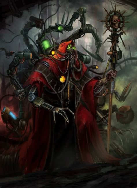 Warhammer 40k artwork on Tumblr Dark Mechanicus, Adeptus Mechanicus, Futuristic Robot, 40k Artwork, Warhammer 40k Art, Warhammer Art, Warhammer 40k Artwork, Warhammer 40k Miniatures, Game Concept Art