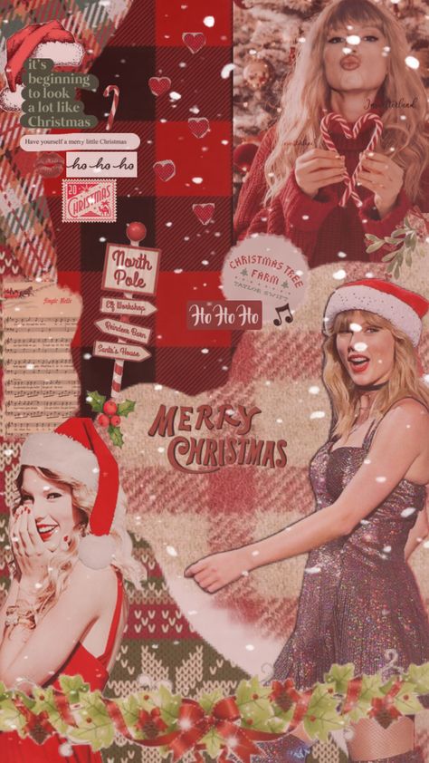 Christmas Bestie Wallpaper, Ts Christmas Wallpaper, Christmas Core Wallpaper, Santa Tell Me Wallpaper, Taylor Christmas Wallpaper, Taylor Swift Christmas Wallpaper Iphone, Swiftmas Wallpaper, Cute Santa Wallpaper, Taylor Swift Wallpaper Christmas