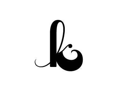 k. Um, I am in LOVE Lower Case K, Letterform Logo, Best Letter, K Logo, The Letter K, Drop Cap, Calligraphy Logo, Typo Logo, Cool Lettering