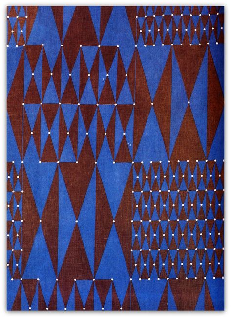 1963 fabric by Friedlinde de Colbertado Dinzl | Why not have… | Flickr Print Inspiration, Pattern Play, Blue And Brown, Textile Patterns, Textile Prints, Surface Pattern Design, Surface Pattern, Textures Patterns, Surface Design