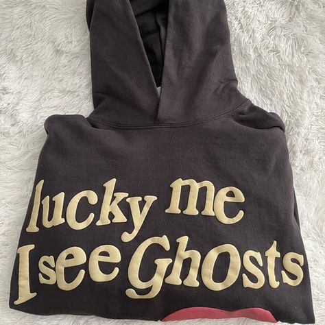 Lucky Me I See Ghosts Lucky Me I See Ghosts Hoodie, Lucky Me I See Ghosts Outfit, Lucky Me I See Ghosts, I See Ghosts, Underground Clothing, 2022 Outfits, Twenty Twenty, Lucky Me, Summer Shorts Outfits