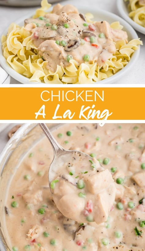 Chicken A La King Recipes, Ala King, Chicken A La King, Greek Dinners, Mum Ideas, Family Fresh Meals, Country Cook, The Country Cook, Rice Pasta