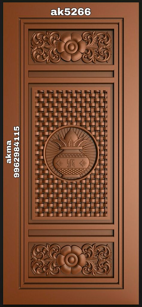 Swastik Design On Main Door, Front Door Design Wood Indian, Latest Indian Main Door Designs, Spooky Door Decorations, Indian Main Door Designs, Main Door Designs, Single Main Door Designs, Main Door Design Photos, Spooky Door