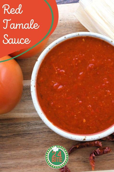 Tamale Sauce Recipe, Red Chili Sauce For Tamales, Red Sauce For Tamales, Sauce For Tamales, Tamale Sauce Recipe Easy, Tamale Recipes, Red Tamale Sauce Recipe, Tamale Meat Recipe, Tamale Sauce