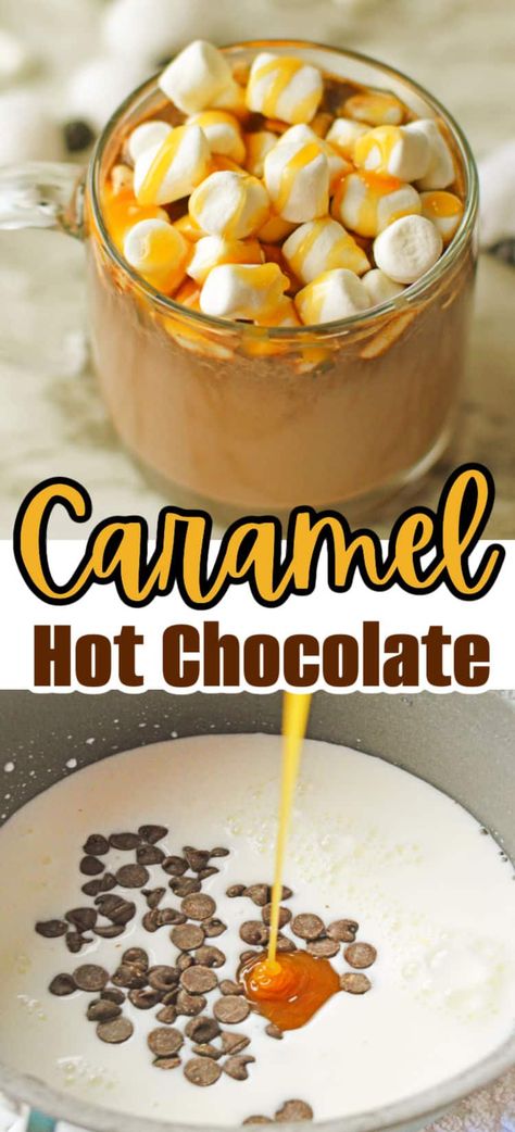 This delicious creamy Caramel Hot Chocolate is the perfect hot cocoa for the holidays. Enjoy this tasty hot cocoa made with just a few ingredients. Salted Caramel Hot Cocoa, Caramel Hot Chocolate, Creamy Caramel, Cozy Mug, Few Ingredients, Salted Caramel, Taste Buds, Hot Cocoa, Treat Yourself