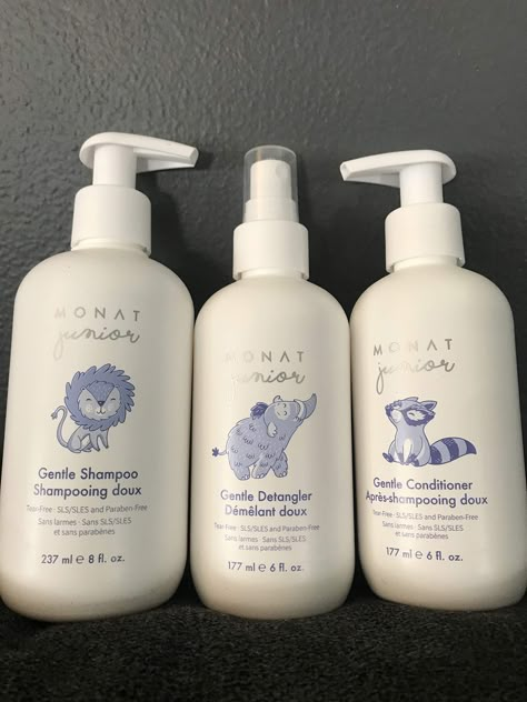 NEW!!! BABY MONAT JUNIOR/GENTLE SHAMPOO/GENTLE CONDITIONER/GENTLE DETANGLER Monat Junior, Toddler Shampoo, Baby Conditioner, Luxury Baby Room, Wag Dr, Detangling Spray, Mom Dr, Dancer Lifestyle, Good Shampoo And Conditioner