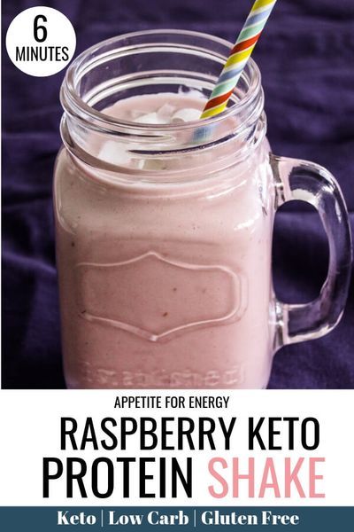 Raspberry Protein Shake, Keto Protein Shake, Smoothie Low Carb, Energy Recipes, Keto Protein Shakes, Low Carb Protein Shakes, Keto Raspberry, Keto Protein, Keto Shakes