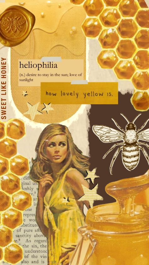 Honey Wallpapers Iphone, Honey Aesthetic Wallpaper, Honey Bee Wallpaper Iphone, Yellow Honey Aesthetic, Miss Honey Aesthetic, Barry Bee Benson, Honey Wallpaper, Honey Aesthetic, Country Lyrics Quotes