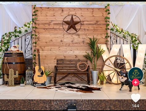 Cowboy Dessert Table, Country Backyards, Country Fest, Country Themed Parties, Western Dance, Old Time Religion, Cowboy Decorations, Barn House Design, Dance Themes