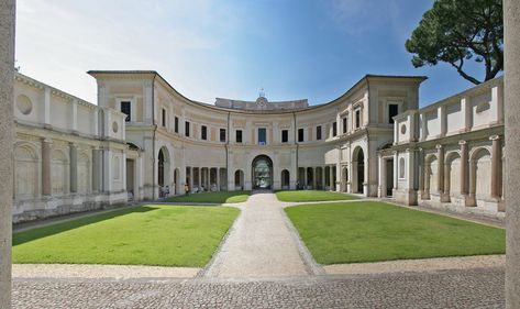 Villa Giulia court | Courtyard of the Villa Giulia near Rome… | Flickr Italianate Architecture, Villa Giulia, Travel Bedroom, Italian Castle, Great Places To Travel, Visiting Italy, Villa Garden, Italian Architecture, Italian Villa