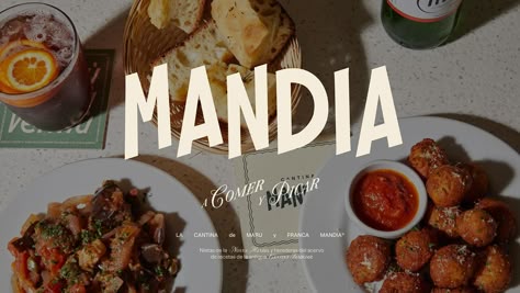 Brand Identity for Cantina Mandia. Restaurant in Buenos Aires, Argentina. Restaurant Logo Design Inspiration, Native Cafe, Italian Branding, Art Deco Typography, Mister V, Storytelling Marketing, Minimalist Restaurant, Podcast Branding, Logo Trends