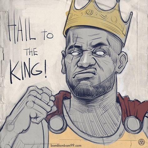 LeBron James Hail to the King Sketch King Sketch, Lebron James Art, Basketball Game Outfit, Basketball Drawings, Nba Artwork, King Lebron James, Lebron James Lakers, Fantasy Basketball, King Lebron